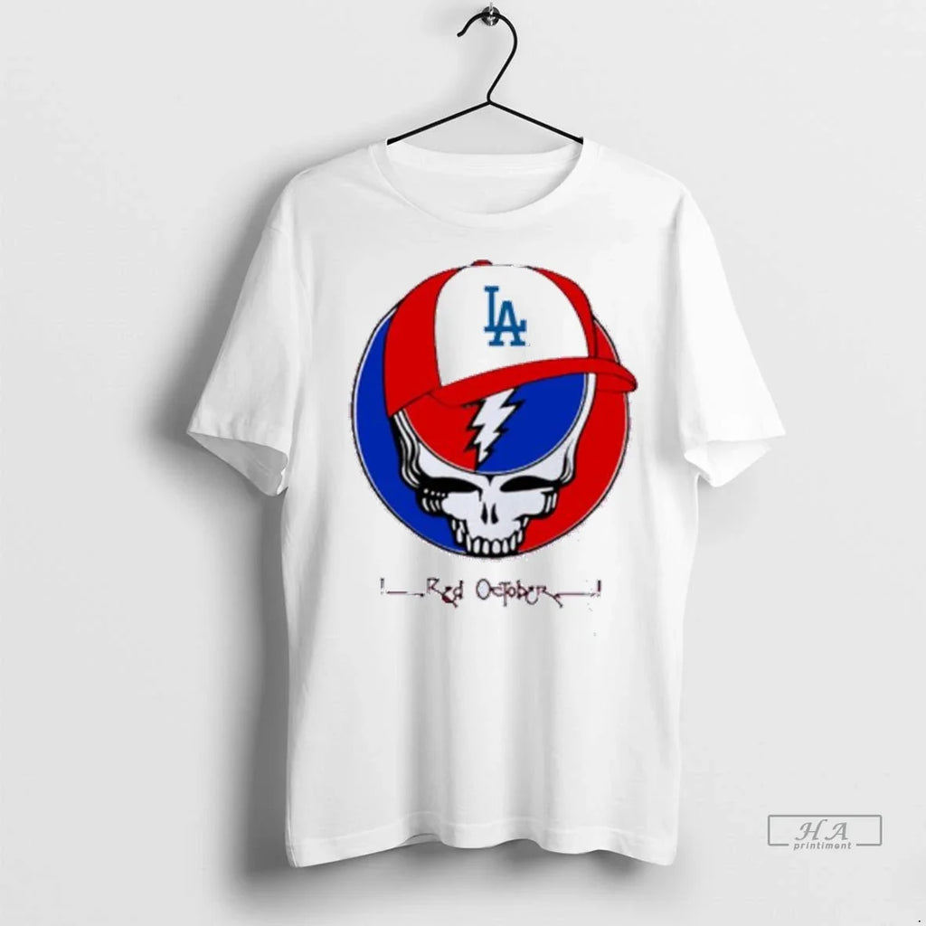 Trendy Officials Los Angeles Dodgers Grateful Dead - Adult & Kids T-Shirts, Sweatshirts & Hoodies apparel design preview 1