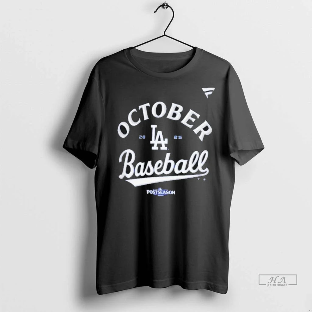 Trendy Officials Los Angeles Dodgers October Baseball - Adult & Kids T-Shirts, Sweatshirts & Hoodies apparel design preview 1