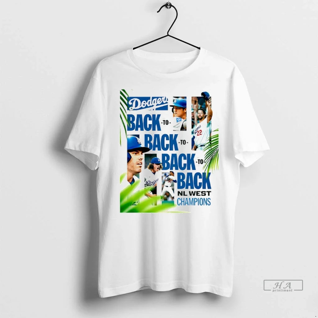 Trendy Officials Los Angeles Dodgers Back To Nl West - Adult & Kids T-Shirts, Sweatshirts & Hoodies apparel design preview 1