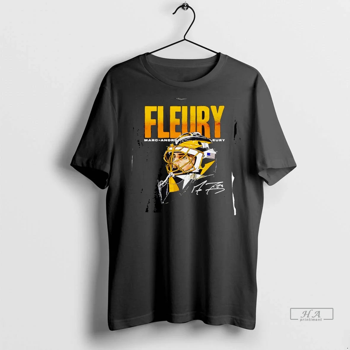 Trendy Officials Marc Andre Fleury Pittsburgh Hockey - Adult & Kids T-Shirts, Sweatshirts & Hoodies apparel design preview 1