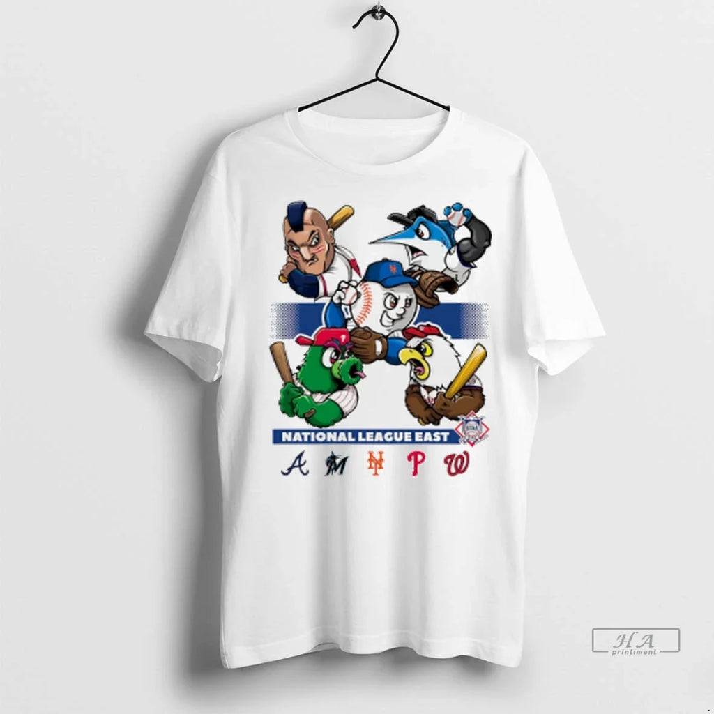 Trendy Officials National League East Atlanta Braves - Adult & Kids T-Shirts, Sweatshirts & Hoodies apparel design preview 1