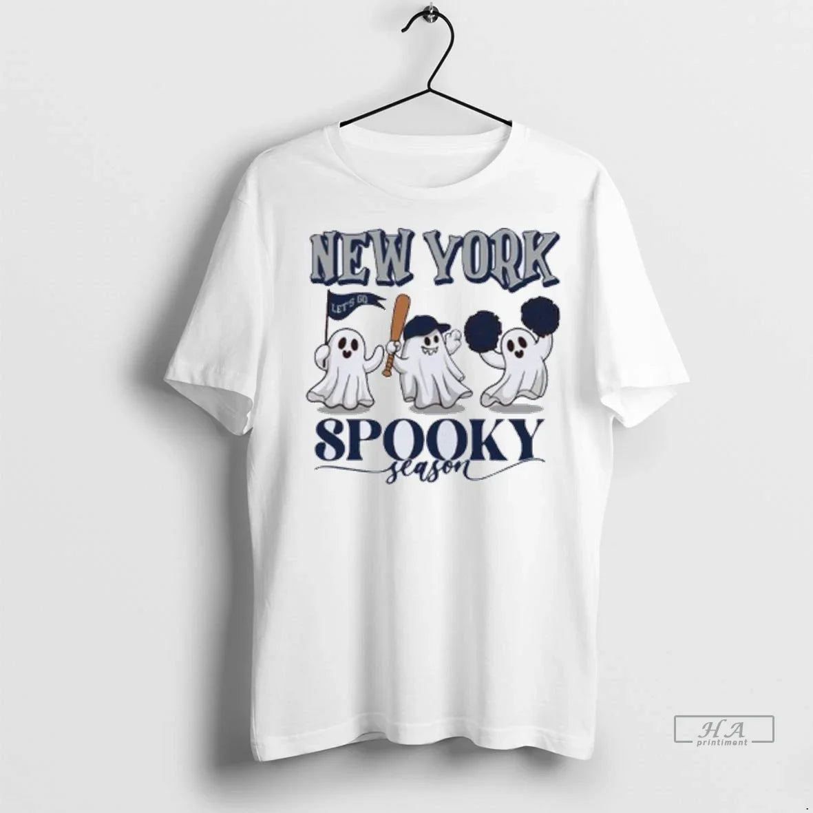 Trendy Officials New York Yankees Ghost Baseball - Adult & Kids T-Shirts, Sweatshirts & Hoodies apparel design preview 1