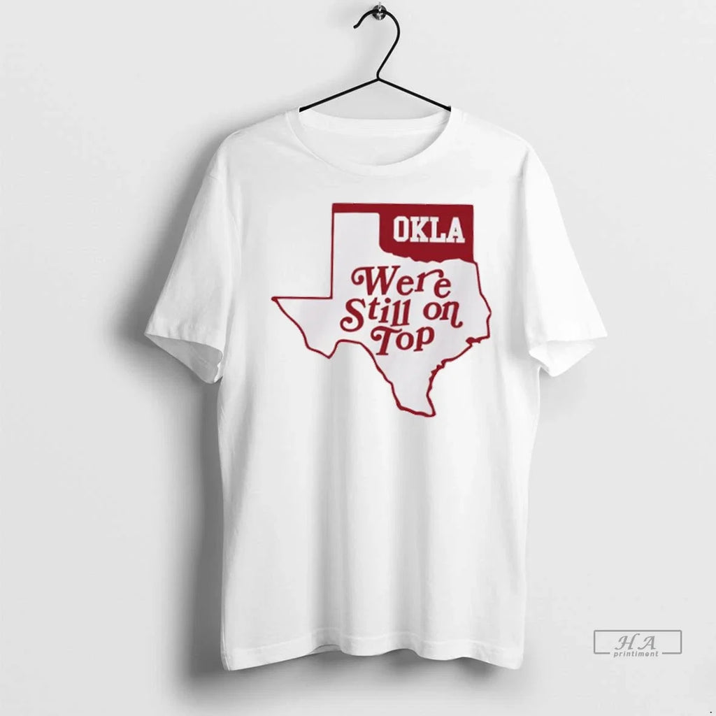 Trendy Officials Okla Were Still On Top Map Sweater - Adult & Kids T-Shirts, Sweatshirts & Hoodies apparel design preview 1