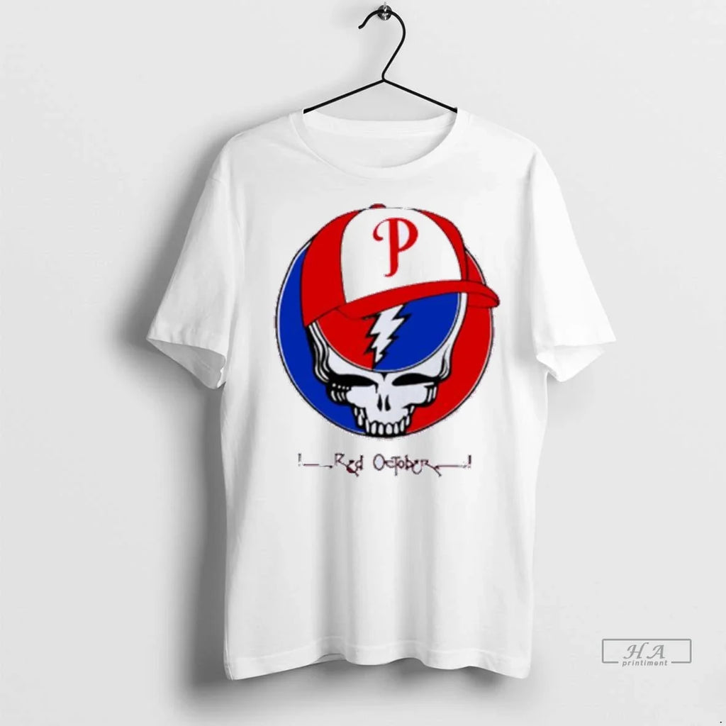 Trendy Officials Philadelphia Phillies Grateful Dead - Adult & Kids T-Shirts, Sweatshirts & Hoodies apparel design preview 1
