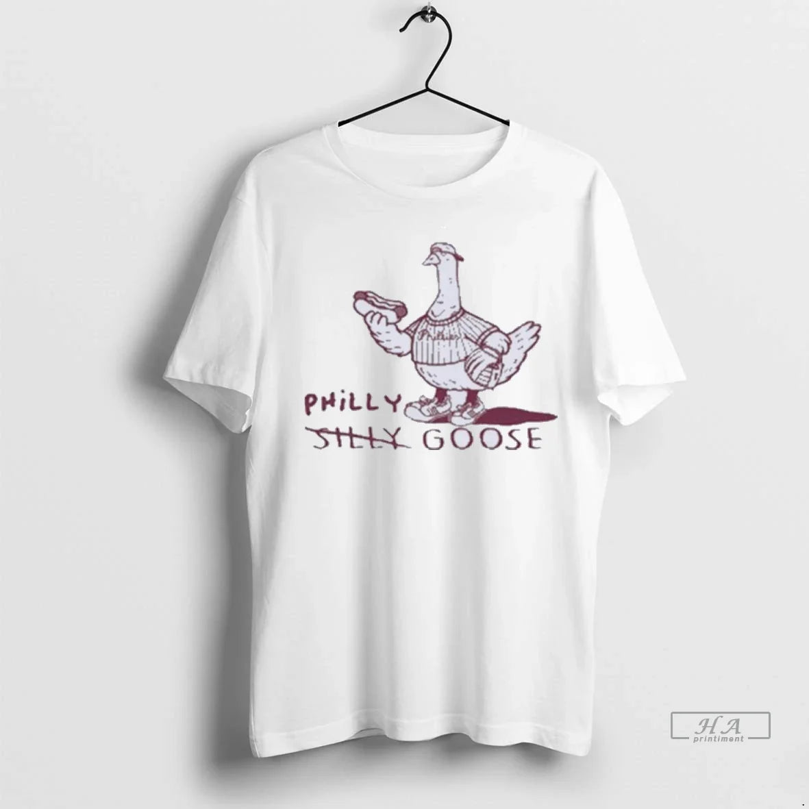Trendy Officials Phillies Goose Powder Sweater - Adult & Kids T-Shirts, Sweatshirts & Hoodies apparel design preview 1