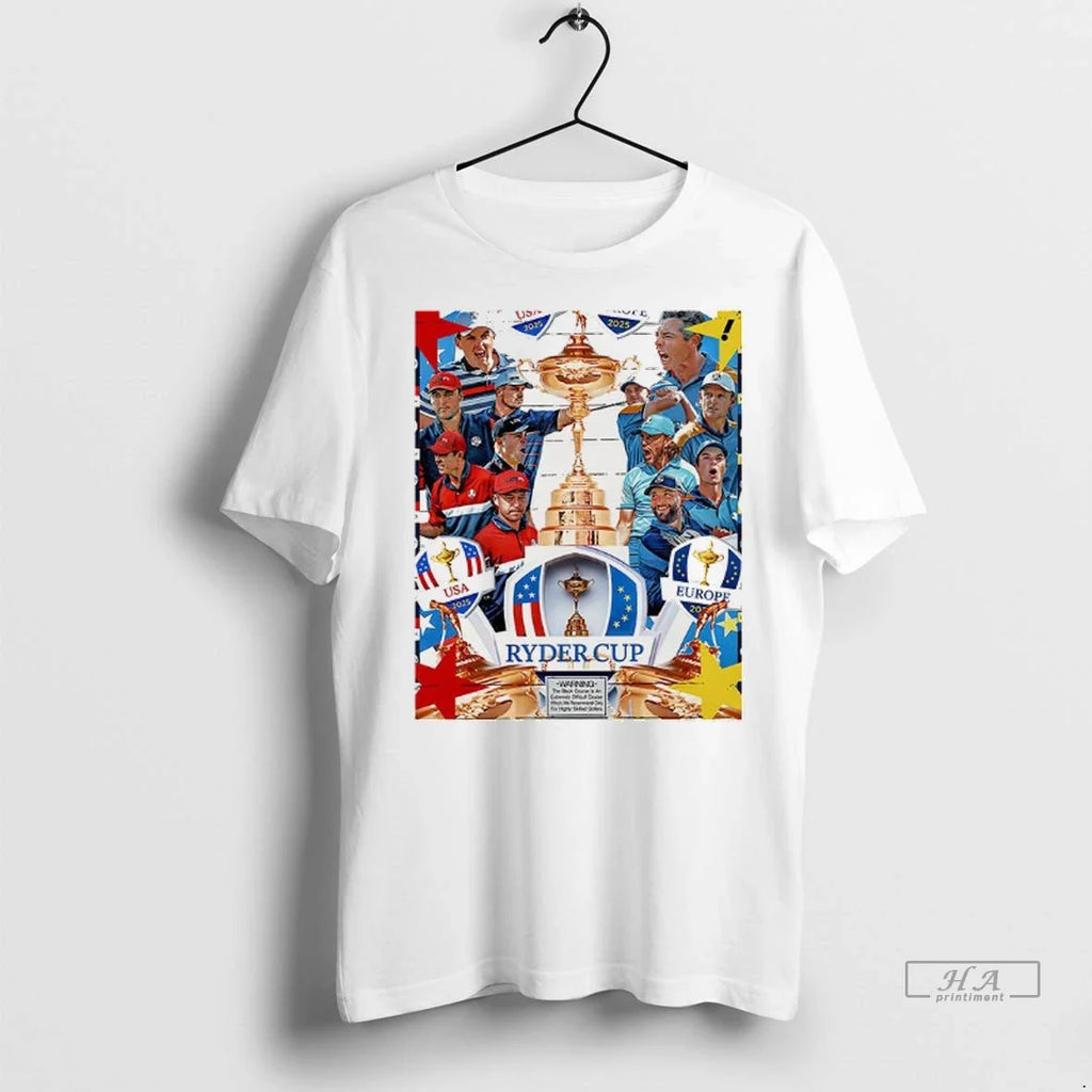 Trendy Officials Ryder Cup 2025 Golf Usa Team Vs - Adult & Kids T-Shirts, Sweatshirts & Hoodies apparel design preview 1