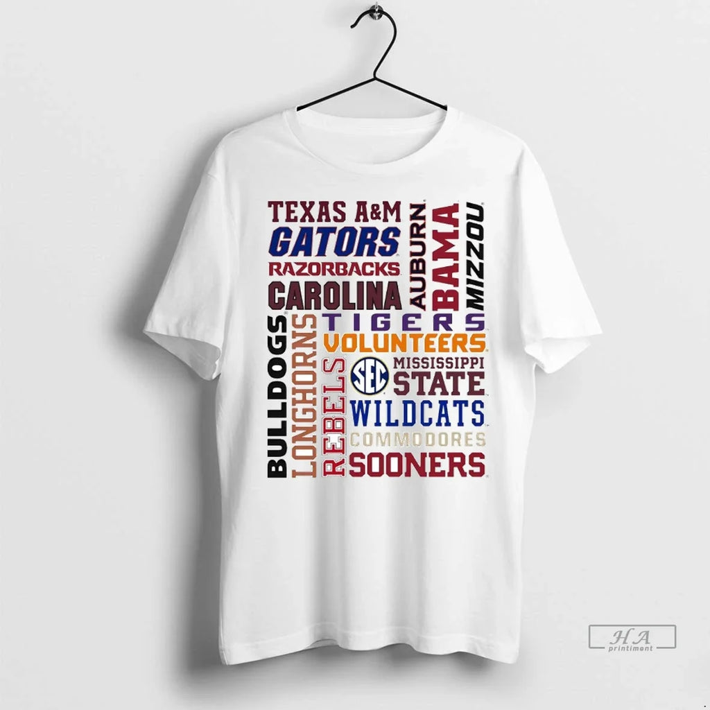 Trendy Officials Sec Southeastern Conference Football - Adult & Kids T-Shirts, Sweatshirts & Hoodies apparel design preview 1