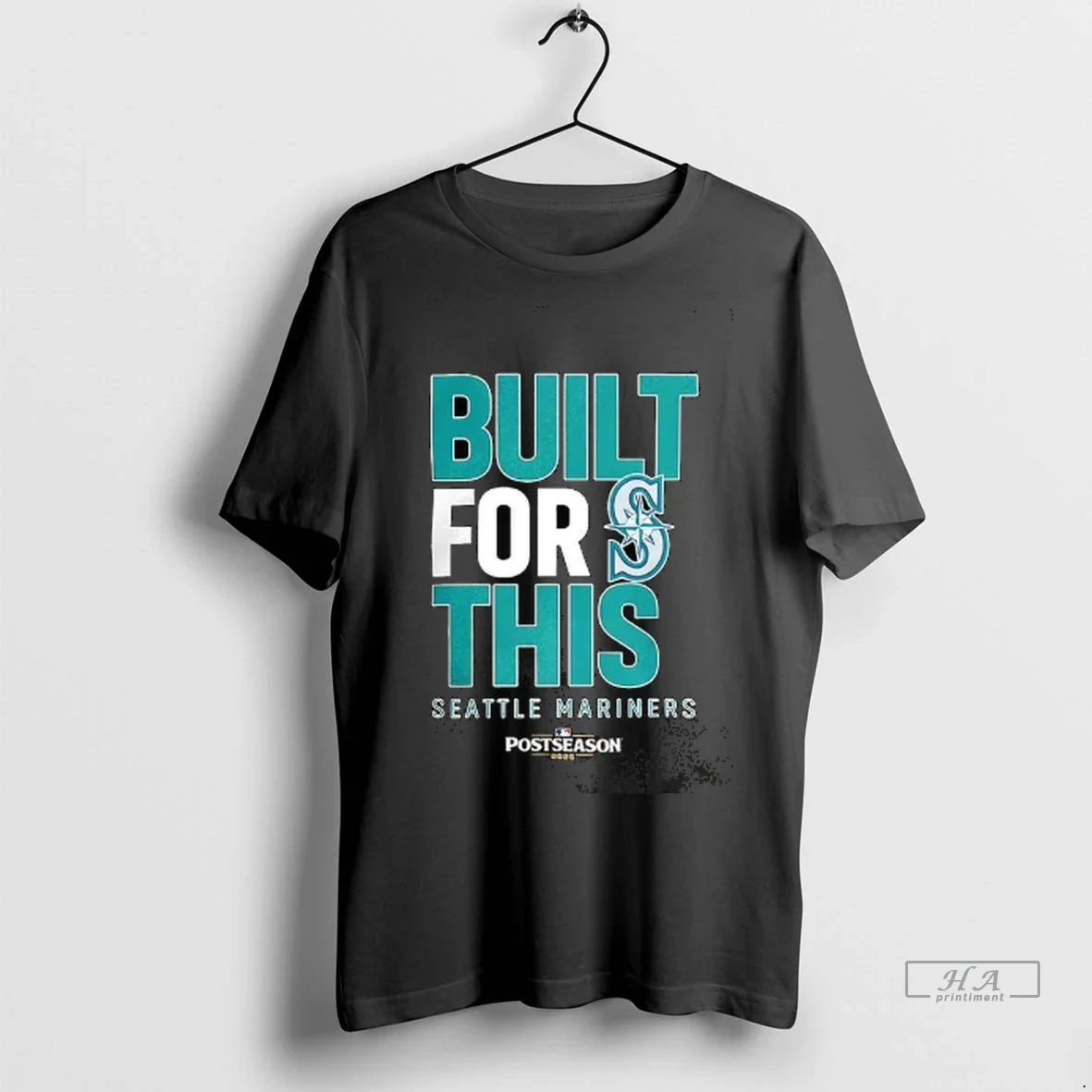 Trendy Officials Seattle Mariners Built For This Mlb - Adult & Kids T-Shirts, Sweatshirts & Hoodies apparel design preview 1