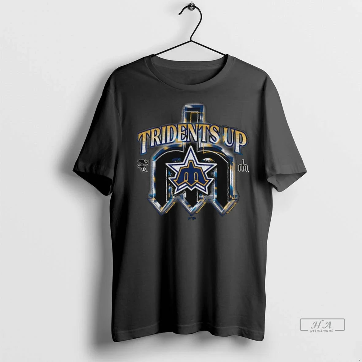 Trendy Officials Seattle Mariners Tridents Up Mlb - Adult & Kids T-Shirts, Sweatshirts & Hoodies apparel design preview 1