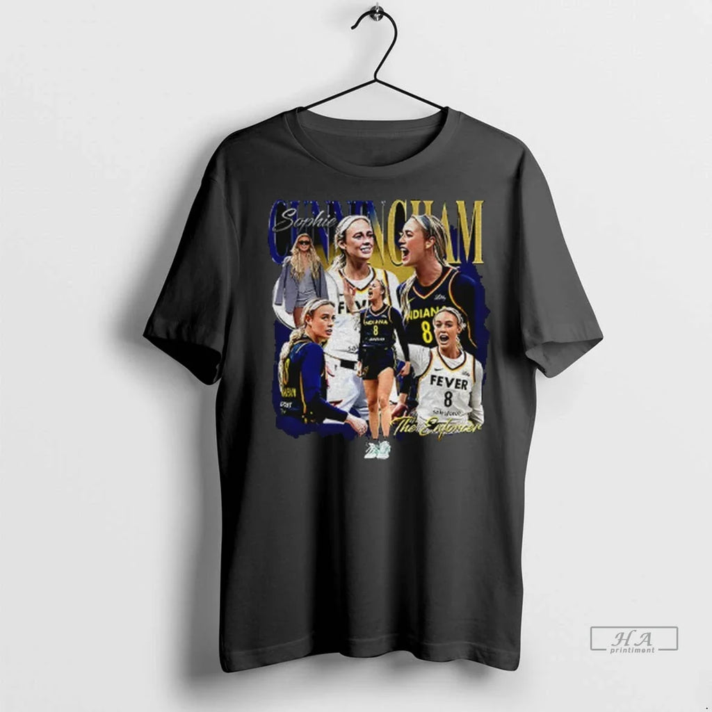 Trendy Officials Sophie Cunningham Indiana Fever Wnba - Adult & Kids T-Shirts, Sweatshirts & Hoodies apparel design preview 1