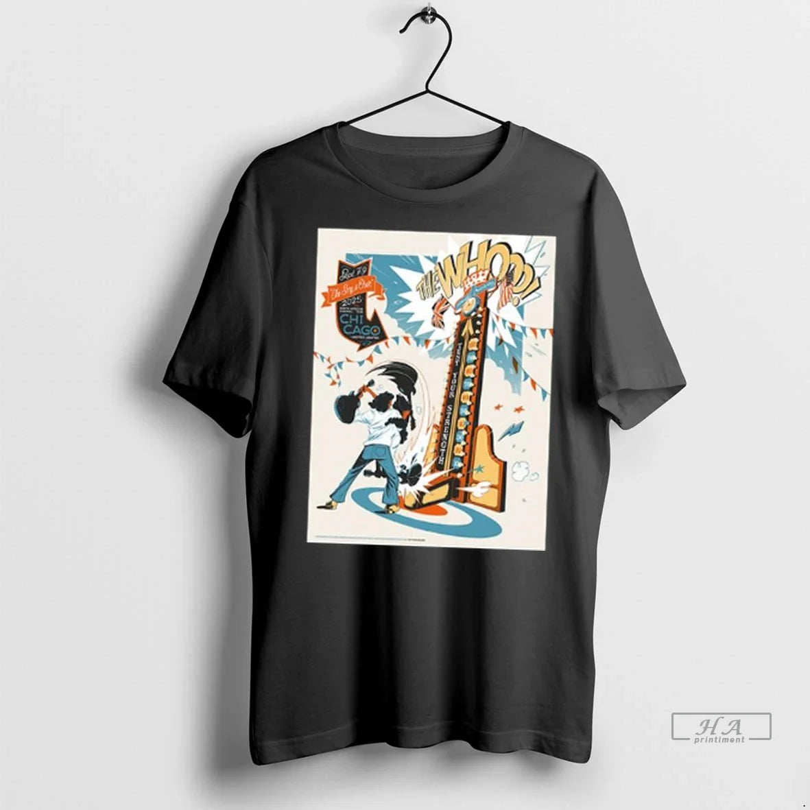 Trendy Officials The Who Tour Chicago Il 2025 Sweater - Adult & Kids T-Shirts, Sweatshirts & Hoodies apparel design preview 1
