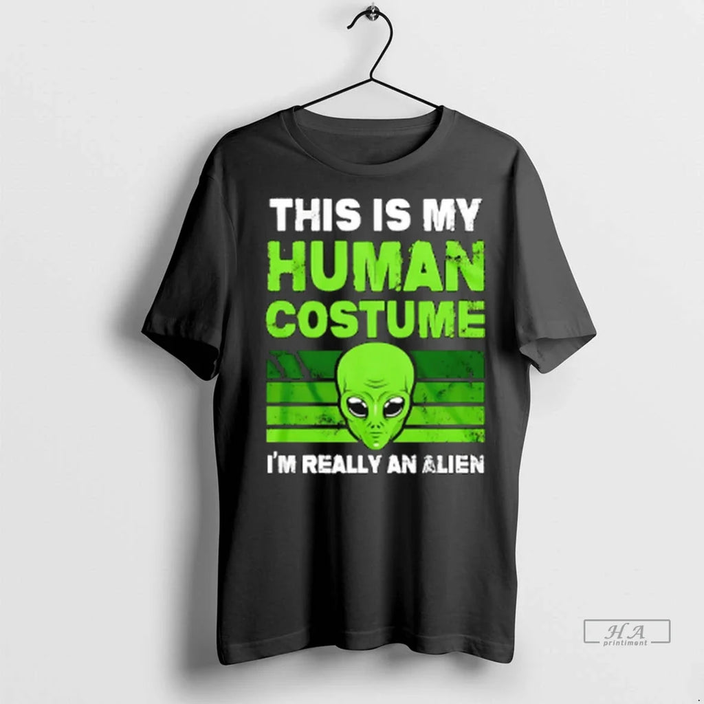 Trendy Officials This Is My Human Costume Im Really - Adult & Kids T-Shirts, Sweatshirts & Hoodies apparel design preview 1