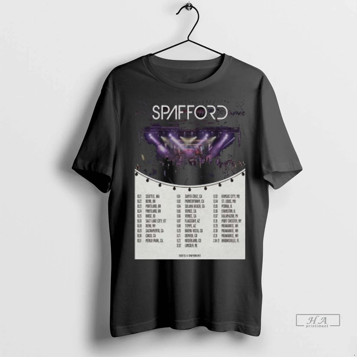 Trendy Officials Tour Spafford October November - Adult & Kids T-Shirts, Sweatshirts & Hoodies apparel design preview 1