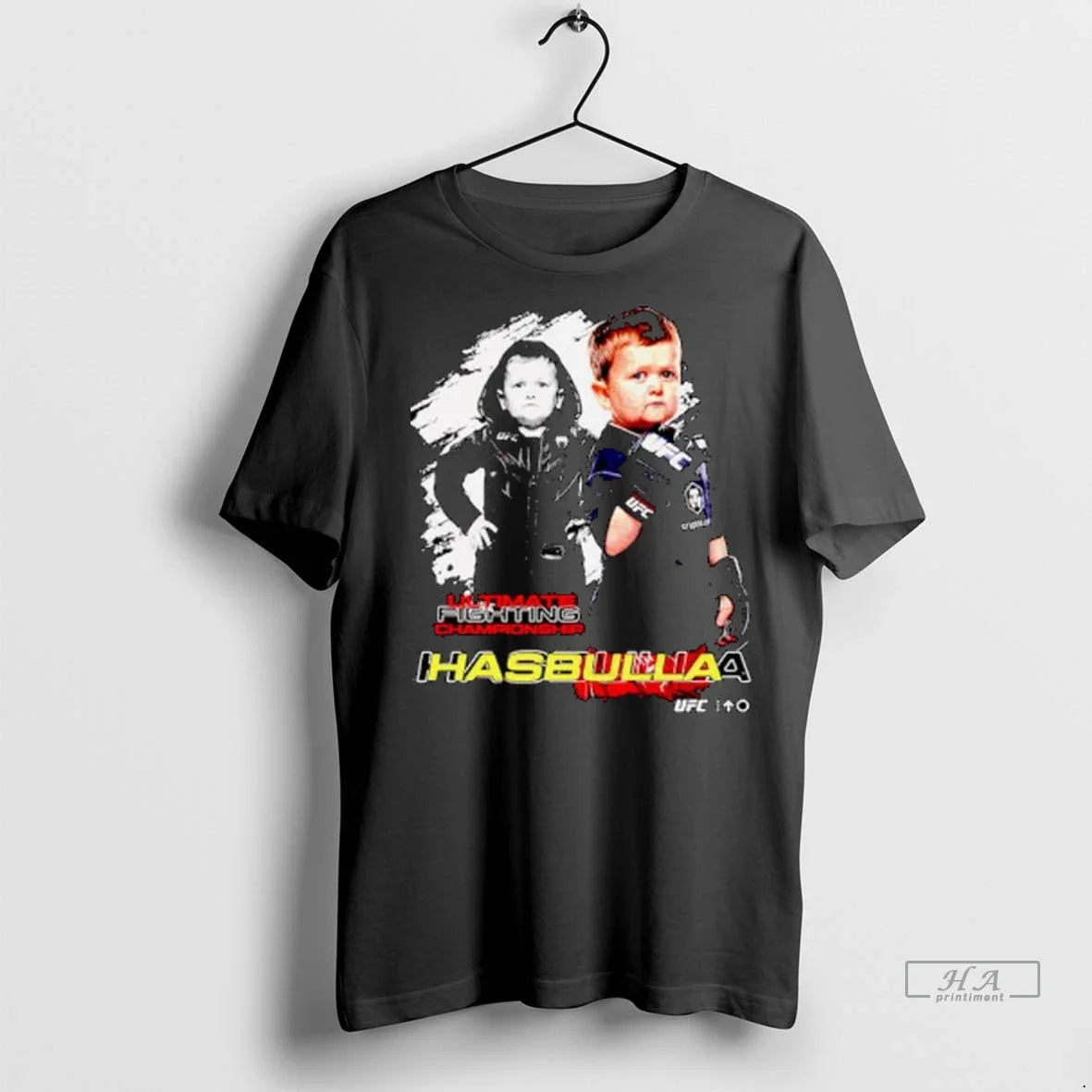 Trendy Officials Ufc Hasbulla Fight Time Ornaments - Adult & Kids T-Shirts, Sweatshirts & Hoodies apparel design preview 1
