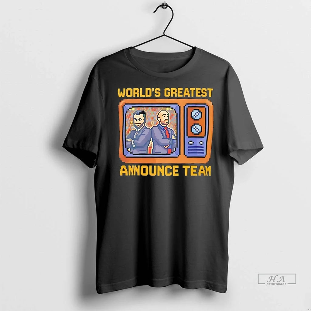 Trendy Officials Worlds Greatest Announce Team Video - Adult & Kids T-Shirts, Sweatshirts & Hoodies apparel design preview 1