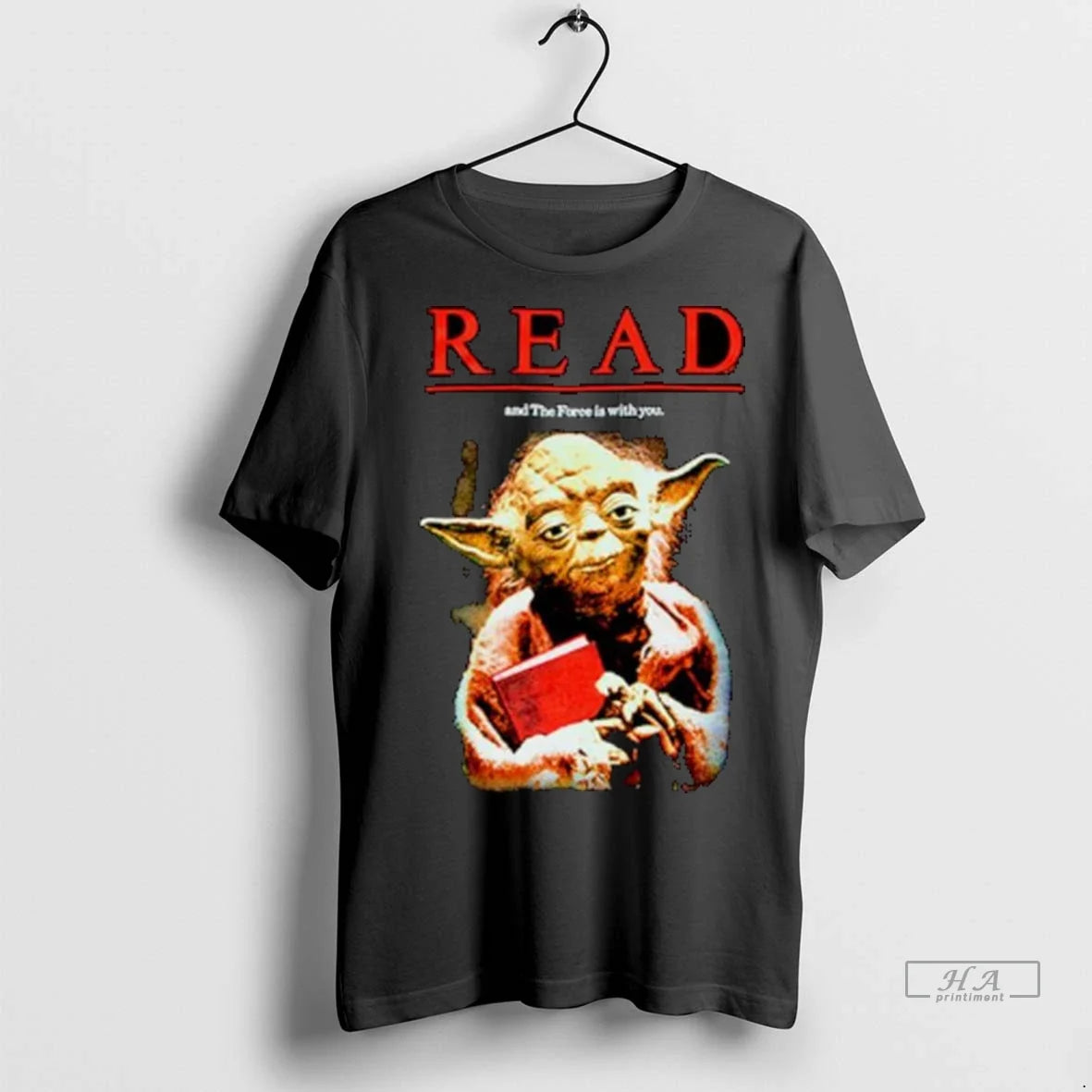 Trendy Officials Yoda Read And The Force Is With You - Adult & Kids T-Shirts, Sweatshirts & Hoodies apparel design preview 1