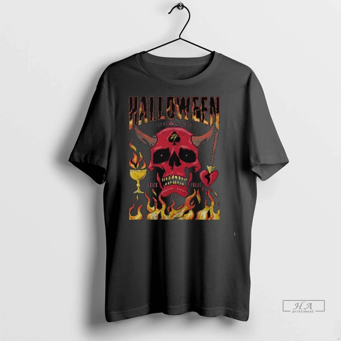 Trendy Officials Zero Foxtrot Halloween No Quarter - Adult & Kids T-Shirts, Sweatshirts & Hoodies apparel design preview 1