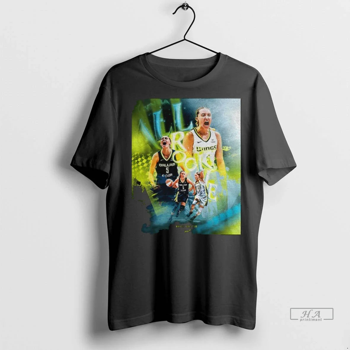 Trendy Paige Bueckers Dallas Wings Wnba All Rookie - Adult & Kids T-Shirts, Sweatshirts & Hoodies apparel design preview 1