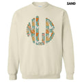 Pumpkin Bow Monogram 'NLB' - Adult & Kids T-Shirts, Sweatshirts & Hoodies apparel design preview 1