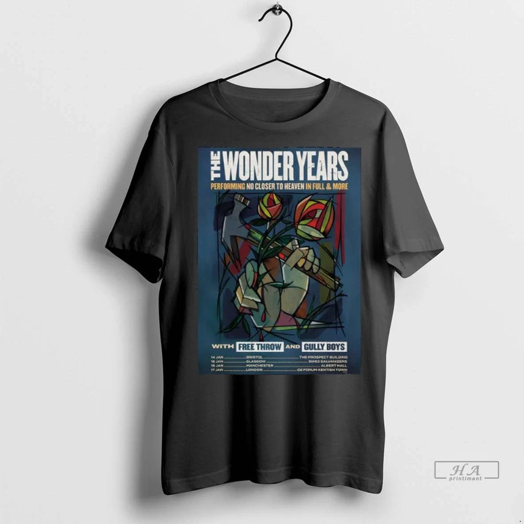 Trendy The Wonder Years Uk Tour 2026 Long Sleve - Adult & Kids T-Shirts, Sweatshirts & Hoodies apparel design preview 1