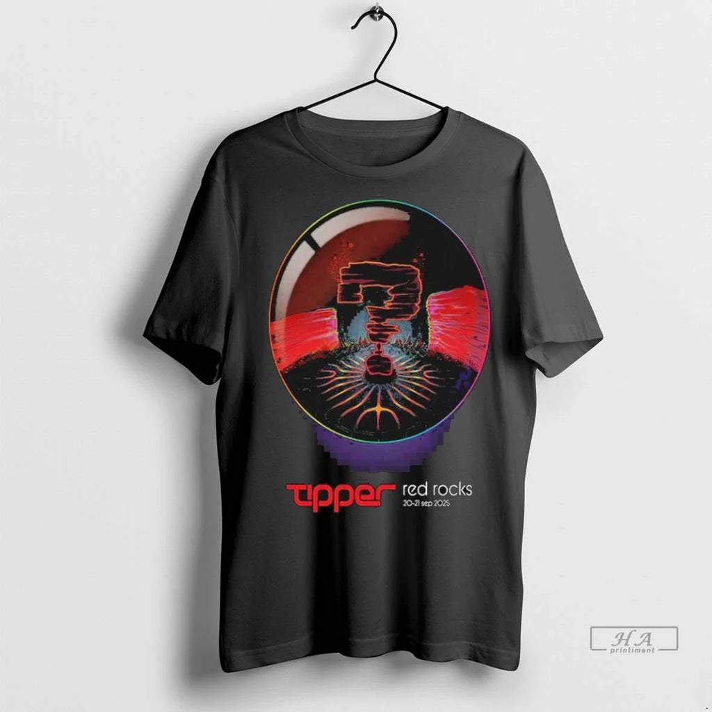Trendy Tipper Red Rocks Sep 20 21 2025 In Morrison Co - Adult & Kids T-Shirts, Sweatshirts & Hoodies apparel design preview 1