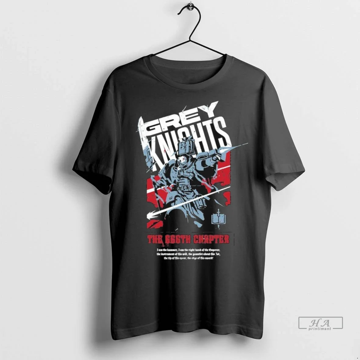 Trendy Warhammer Grey Knights The 666th Chapter - Adult & Kids T-Shirts, Sweatshirts & Hoodies apparel design preview 1