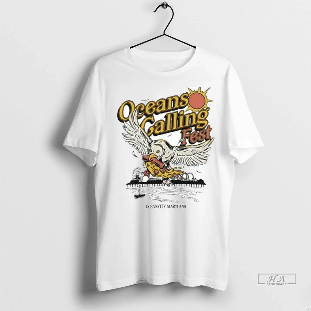 Trendy Oceans Calling Festival Ocean City Maryland - Adult & Kids T-Shirts, Sweatshirts & Hoodies apparel design preview 1