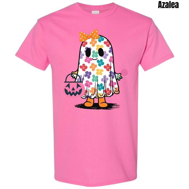 Trick Treat Ghost Gildan 'NLB' - Adult & Kids T-Shirts, Sweatshirts & Hoodies apparel design preview 1