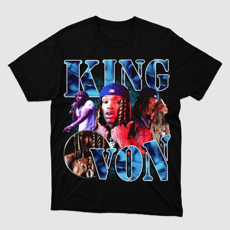 Tricou King Von - Adult & Kids T-Shirts, Sweatshirts & Hoodies apparel design preview 1