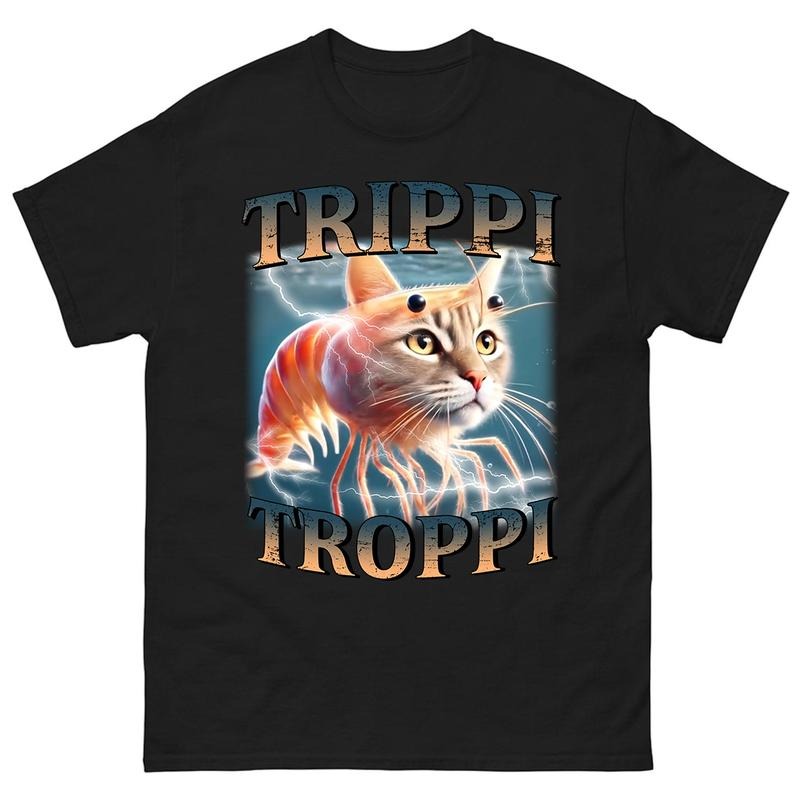 Trippi Troppi Funny Brain Rot Meme Trending Summer - Adult & Kids T-Shirts, Sweatshirts & Hoodies apparel design preview 1
