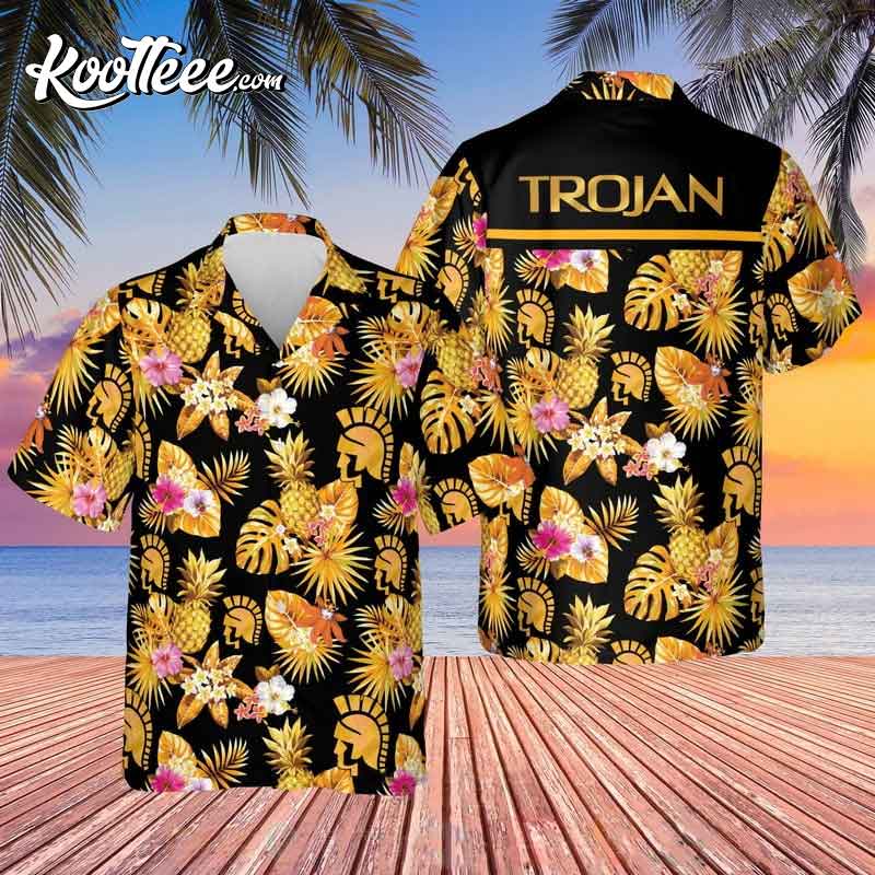 Trojan Condoms Aloha Beach Hawaiian - Adult & Kids T-Shirts, Sweatshirts & Hoodies apparel design preview 1