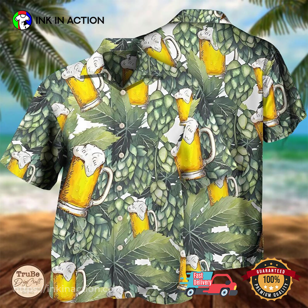 Tropical Beer Hawaiian - Adult & Kids T-Shirts, Sweatshirts & Hoodies apparel design preview 1