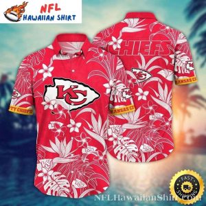 Tropical Chief Hibiscus Kansas City Chiefs Hawaiian - Adult & Kids T-Shirts, Sweatshirts & Hoodies apparel design preview 1
