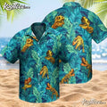 Tropical Dinosaur Fossil Hawaiian - Adult & Kids T-Shirts, Sweatshirts & Hoodies apparel design preview 1