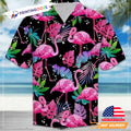 Tropical Flower Flamingo Hawaiian - Adult & Kids T-Shirts, Sweatshirts & Hoodies apparel design preview 1