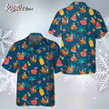 Tropical Hot Christmas Funny Hawaiian - Adult & Kids T-Shirts, Sweatshirts & Hoodies apparel design preview 1