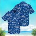 Tropical Los Angeles Dodgers Blue Hawaiian LA - Adult & Kids T-Shirts, Sweatshirts & Hoodies apparel design preview 1