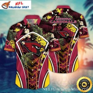 Tropical Night Arizona Cardinals Hawaiian - Adult & Kids T-Shirts, Sweatshirts & Hoodies apparel design preview 1