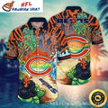 Tropical Paradise Bears Hawaiian Chicago Sunset - Adult & Kids T-Shirts, Sweatshirts & Hoodies apparel design preview 1