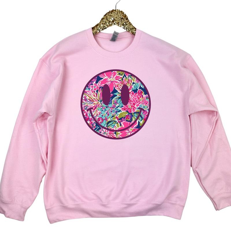 Tropical Happy Face 'NLB' - Adult & Kids T-Shirts, Sweatshirts & Hoodies apparel design preview 1