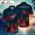 Tropical Vigor Houston Texans Hawaiian Lush Foliage - Adult & Kids T-Shirts, Sweatshirts & Hoodies apparel design preview 1