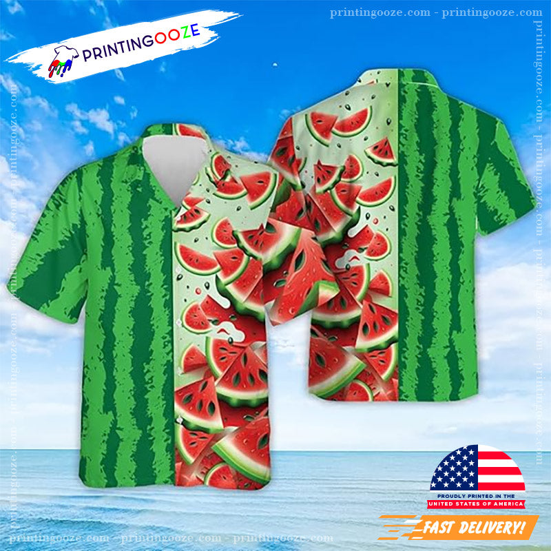 Tropical Watermelons Hawaiian No. 1 - Adult & Kids T-Shirts, Sweatshirts & Hoodies apparel design preview 1