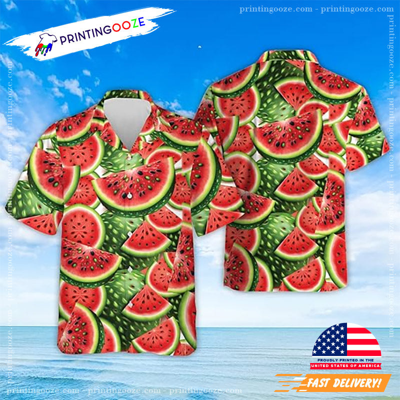 Tropical Watermelons Hawaiian No. 2 - Adult & Kids T-Shirts, Sweatshirts & Hoodies apparel design preview 1