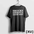 Trucks Cowboys And Country Music Sweater - Adult & Kids T-Shirts, Sweatshirts & Hoodies apparel design preview 1