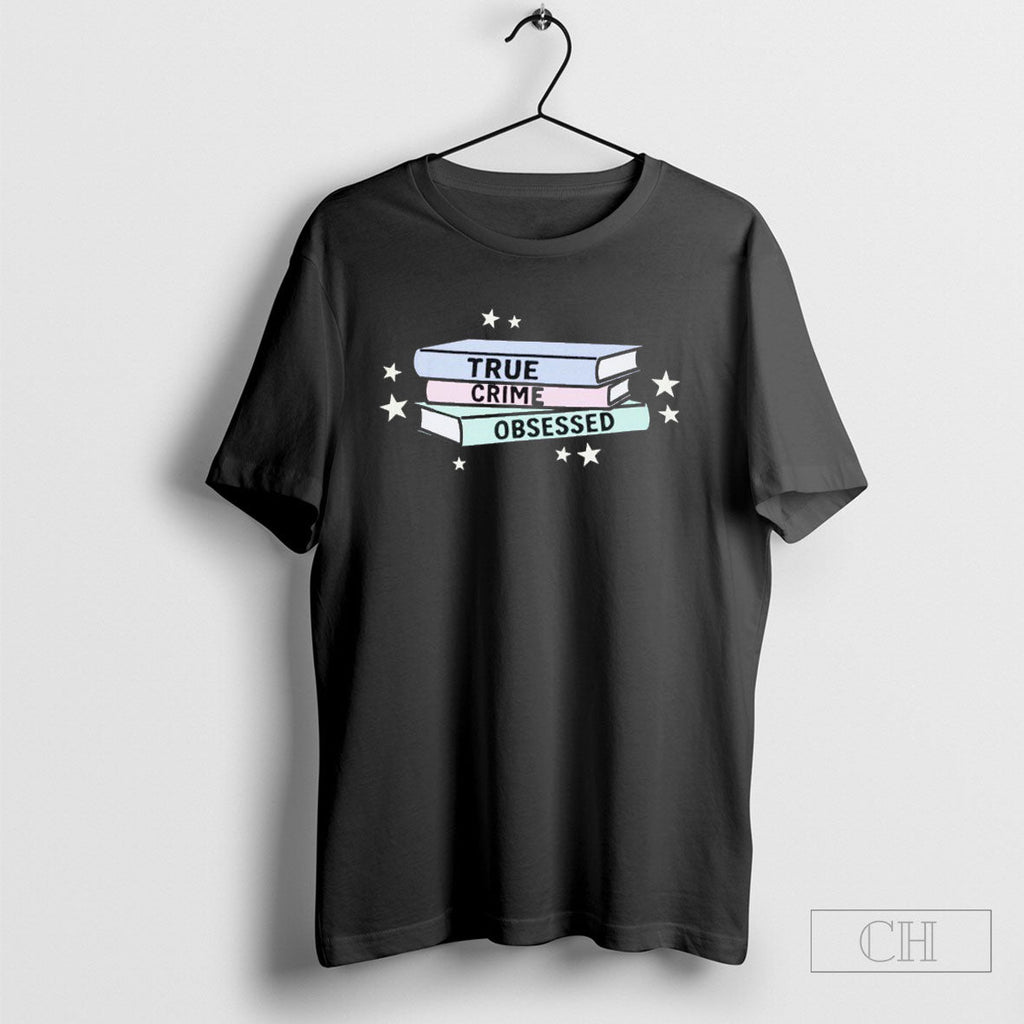 True Crime Obsessed Books Club - Adult & Kids T-Shirts, Sweatshirts & Hoodies apparel design preview 1