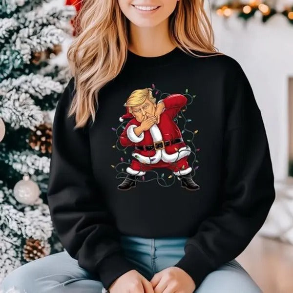 Trum Lights Won Chirtmas - Adult & Kids T-Shirts, Sweatshirts & Hoodies apparel design preview 1