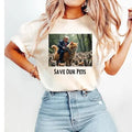 Trum Save Our Pets Cats Trum.P Debate Kamala Fight - Adult & Kids T-Shirts, Sweatshirts & Hoodies apparel design preview 1