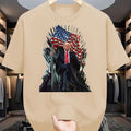 Trummp 47 Iron Throne Patriotic Casual Top Supporters - Adult & Kids T-Shirts, Sweatshirts & Hoodies apparel design preview 1