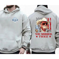 Trump 2024 Cowboy Western You Missed Twice Busch - Adult & Kids T-Shirts, Sweatshirts & Hoodies apparel design preview 1