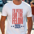 Trump 2024 MAGA Conservative I'M Voting Felon - Adult & Kids T-Shirts, Sweatshirts & Hoodies apparel design preview 1